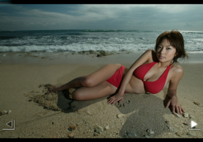 Motion Gravure Series: Megumi - Screenshot - Gameplay (Japan) - 640x448