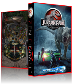 Jurassic Park (Zen Studios) - Box - 3D (World) - 1693x1928