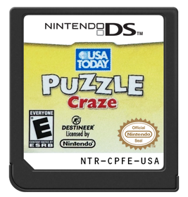USA Today Puzzle Craze - Cart - Front (North America) - 571x600