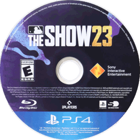 MLB The Show 23 - Disc (North America) - 1338x1339