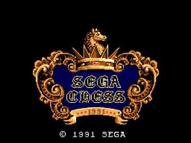 Sega Chess - Screenshot - Game Title (World) - 512x384