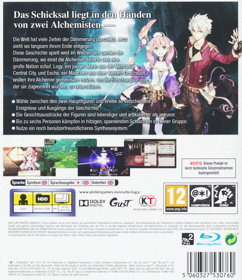 Atelier Escha & Logy: Alchemists of Dusk Sky - Box - Back (Germany) - 600x695