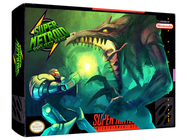 Super Metroid: Project Base - Box - 3D (World) - 1024x768