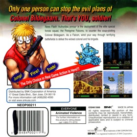 Metal Slug: 1st Mission - Box - Back (North America) - 1364x1368