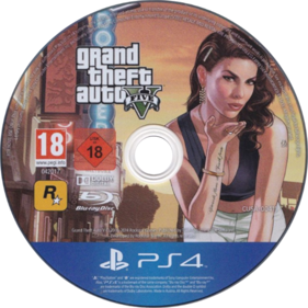 Grand Theft Auto V - Disc (Europe) - 600x600