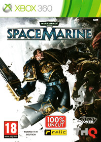 Warhammer 40,000: Space Marine - Box - Front (Europe) - 3029x4273