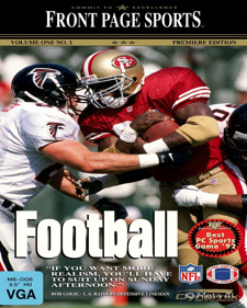 Front Page Sports: Football - Fanart - Box - Front (United States) - 800x999