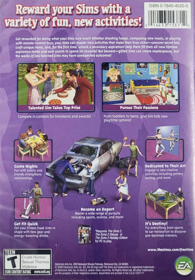 The Sims 2: FreeTime - Box - Back (North America) - 1050x1506