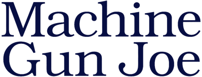 Comical Machine Gun Joe - Clear Logo (Europe) - 1064x408
