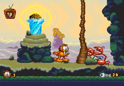 Garfield: Caught in the Act - Screenshot - Gameplay (World) - 640x448