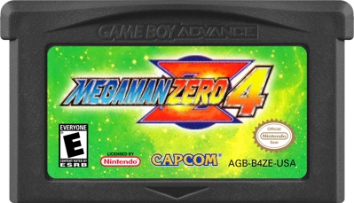 Mega Man Zero 4 - Cart - Front (North America) - 1000x574
