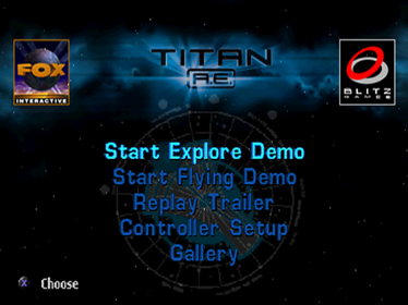 Titan A.E. Demo CD - Screenshot - Game Title (North America) - 640x480