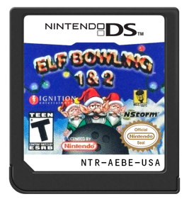 Elf Bowling 1 & 2 - Cart - Front (North America) - 571x600