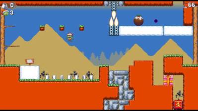Johnny Platform Saves Christmas! - Screenshot - Gameplay (World) - 1000x562