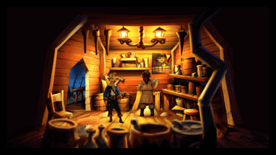 Monkey Island 2: LeChuck's Revenge: Special Edition - Screenshot - Gameplay (World) - 1280x720