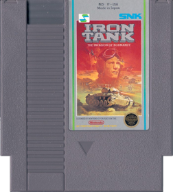 Iron Tank: The Invasion of Normandy - Cart - Front (North America) - 700x779