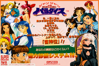 Jan Jan Paradise - Advertisement Flyer - Front (Japan) - 2457x1638