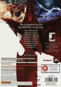 Dragon Age: Origins: Awakening - Box - Back (United Kingdom) - 6075x8605