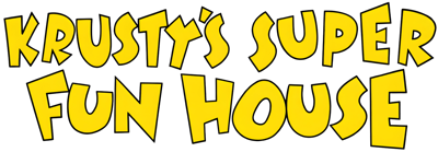 Krusty's Super Fun House - Clear Logo (North America) - 4500x1565