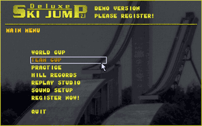 Deluxe Ski Jump - Screenshot - Game Select (World) - 320x200