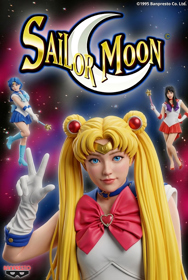 Pretty Soldier Sailor Moon - Fanart - Box - Front (World) - 1613x2400