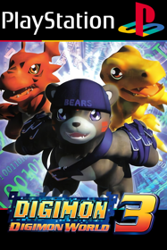 Digimon World 3 - Fanart - Box - Front (World) - 600x900
