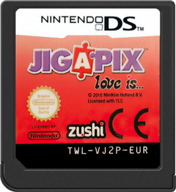 Jig-a-Pix Love Is... - Cart - Front (Europe) - 517x564