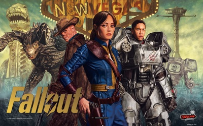 Fallout (Stern) - Arcade - Marquee (World) - 2500x1563