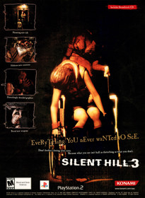 Silent Hill 3 - Advertisement Flyer - Front (United States) - 1609x2200