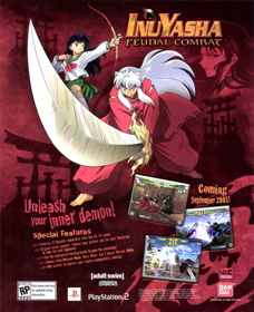 InuYasha: Feudal Combat - Advertisement Flyer - Front (United States) - 1781x2190