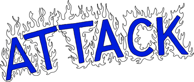 Attack (Exidy) - Clear Logo (North America) - 1197x509