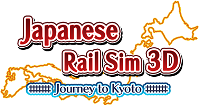 Japanese Rail Sim 3D: Journey to Kyoto - Clear Logo (World) - 378x201