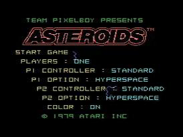Asteroids - Screenshot - Game Title (World) - 256x192