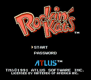 Rockin' Kats - Screenshot - Game Title (North America) - 256x224