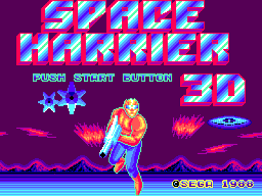 Space Harrier 3D - Screenshot - Game Title (World) - 512x384