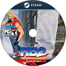 Real Bout Fatal Fury 2: The Newcomers (NeoGeo Premium Selection) - Fanart - Disc (North America) - 500x500