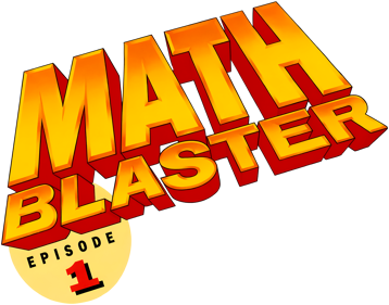 Math Blaster: Episode 1 - Clear Logo (North America) - 3840x3010