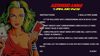 Asteroid Annie and the Aliens - Arcade - Controls Information (World) - 1920x1080