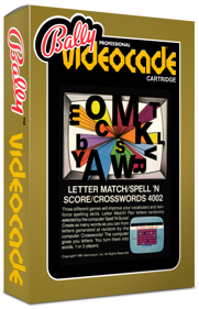 Letter Match / Spell'n Score / Crosswords - Box - 3D (North America) - 903x1401