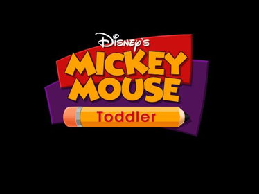 Mickey's Toddler: with Active Leveling Advantage! - Screenshot - Game Title (North America) - 640x480