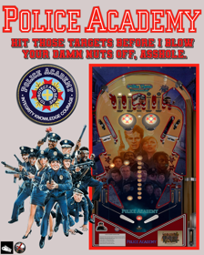 Police Academy - Advertisement Flyer - Front (World) - 2400x3000