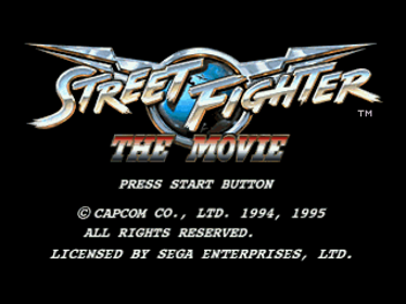 Street Fighter: The Movie - Screenshot - Game Title (World) - 640x480