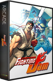 Capcom Fighting Jam - Box - 3D (Japan) - 582x889