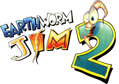 Earthworm Jim 2 - Clear Logo (World) - 2048x1458