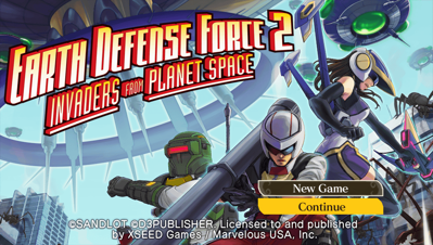 Earth Defense Force 2: Invaders from Planet Space - Screenshot - Game Title (North America) - 960x544