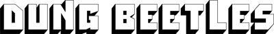 Dung Beetles - Clear Logo (North America) - 2400x300
