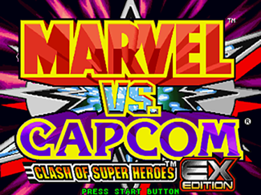 Marvel vs. Capcom: Clash of Super Heroes - Screenshot - Game Title (Japan) - 640x480