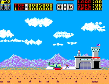Choplifter - Screenshot - Gameplay (World) - 496x384