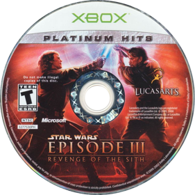 Star Wars: Episode III: Revenge of the Sith - Disc (North America) - 785x783
