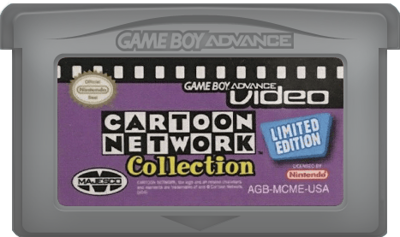 Game Boy Advance Video: Cartoon Network Collection: Limited Edition - Cart - Front (North America) - 467x277